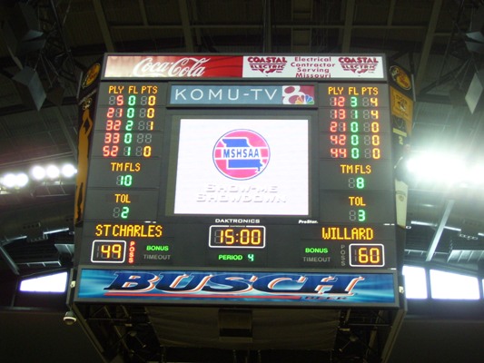 2007 third place scoreboard